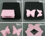 How to make butterfly flowers from colored paper