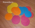 Making a voluminous card with balloons with your own hands