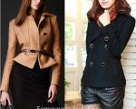 What is fashionable to wear with a classic long coat, short, medium length Who suits a long coat
