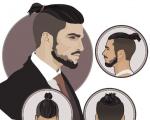 La coupe de cheveux Top Knot est une tendance de la mode moderne dans le monde de la coiffure
