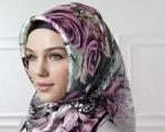 Muslim scarves The scheme of tying a scarf for Muslim men