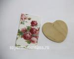 Cuori in tessuto decoupage per San Valentino