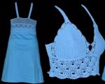 Openwork crocheted blouses ნიმუშები, როგორ knit თეთრი blouse