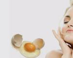 Egg and sugar face mask