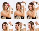 Instructions for creating a hairstyle for the New Year with your own hands How to braid beautiful hairstyles for the New Year