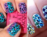 Kako napraviti leopard print nokte: upute korak po korak, fotografije, video